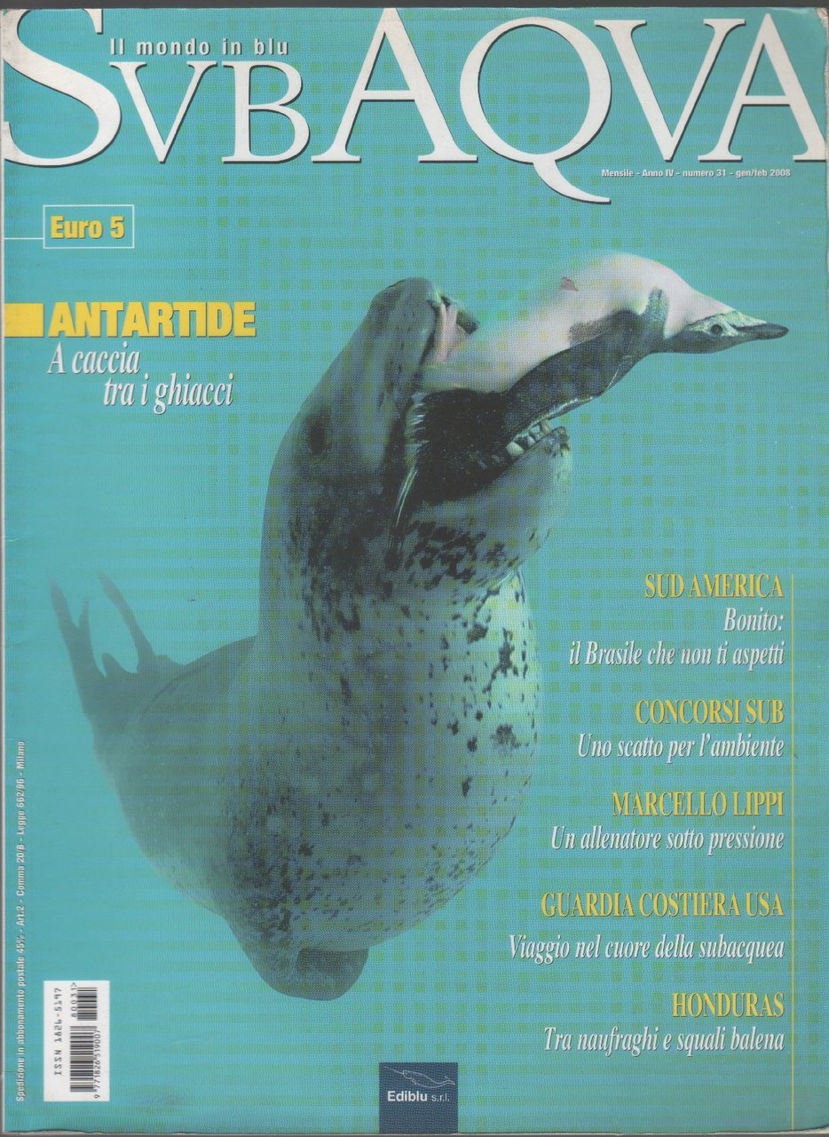 SubAqua rivista. n. 31, gennaio/febbraio 2008