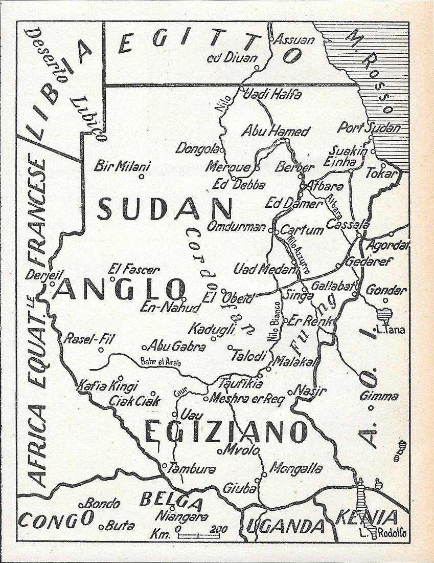 Sudan Anglo-Egiziano. Stampa 1934