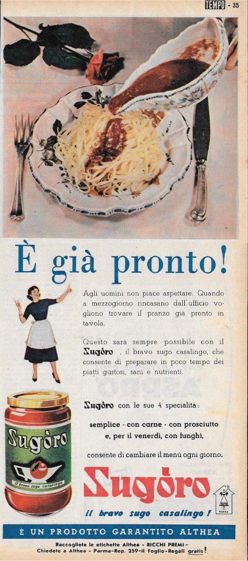 Sugòro è già pronto - Advertising 1956