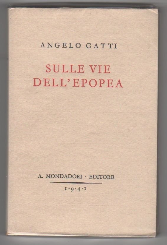 Sulle vie dell'epopea- Angelo Gatti | Immagine principale