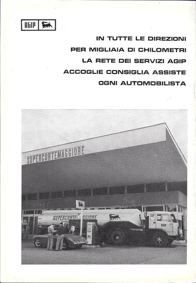 Supercortemaggiore AGIP / Italia Navigazione. Advertising 1962