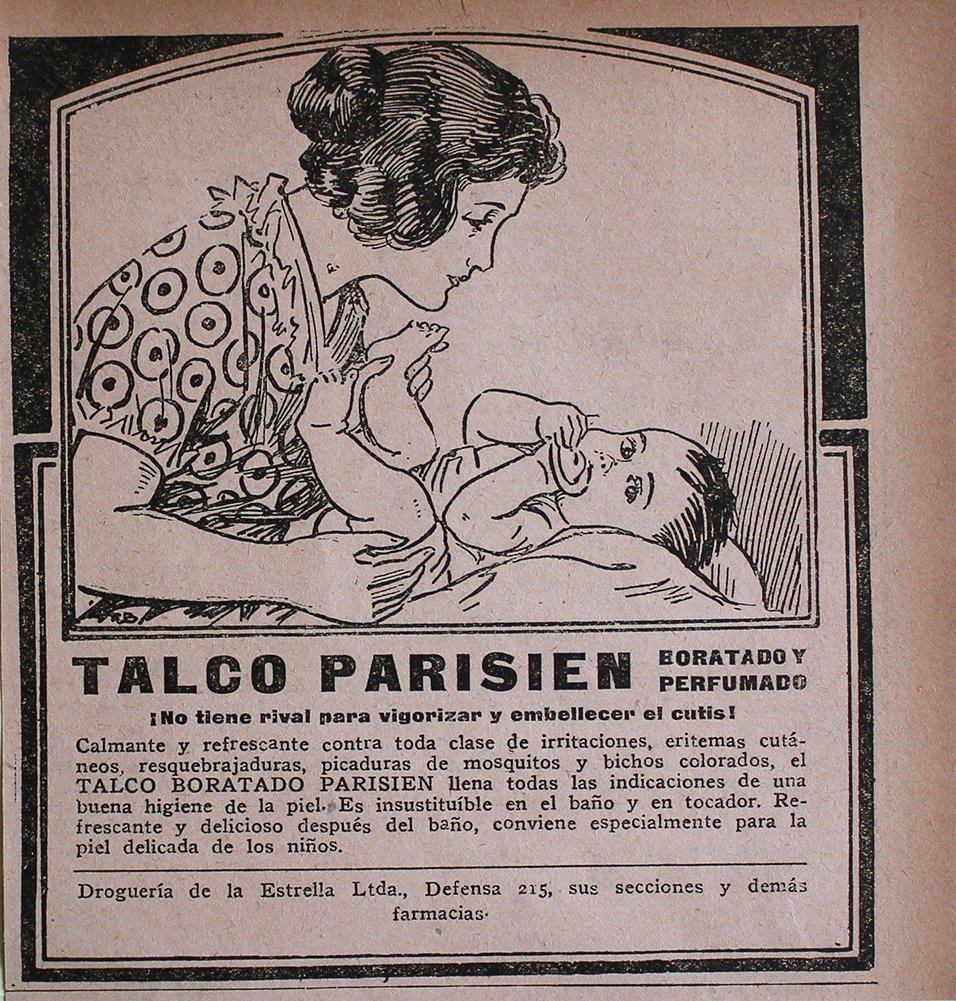 Talco Parisien - Advertising 1922