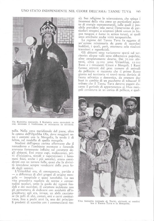 Tannu Tuva. Uno stato indipendente nel cuore dell'Asia - Estratto …