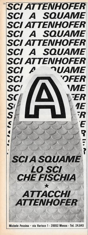 Tecnosci Sciovie seggiovie cabinovie / Attacchi Attenhofer - Advertising 1968