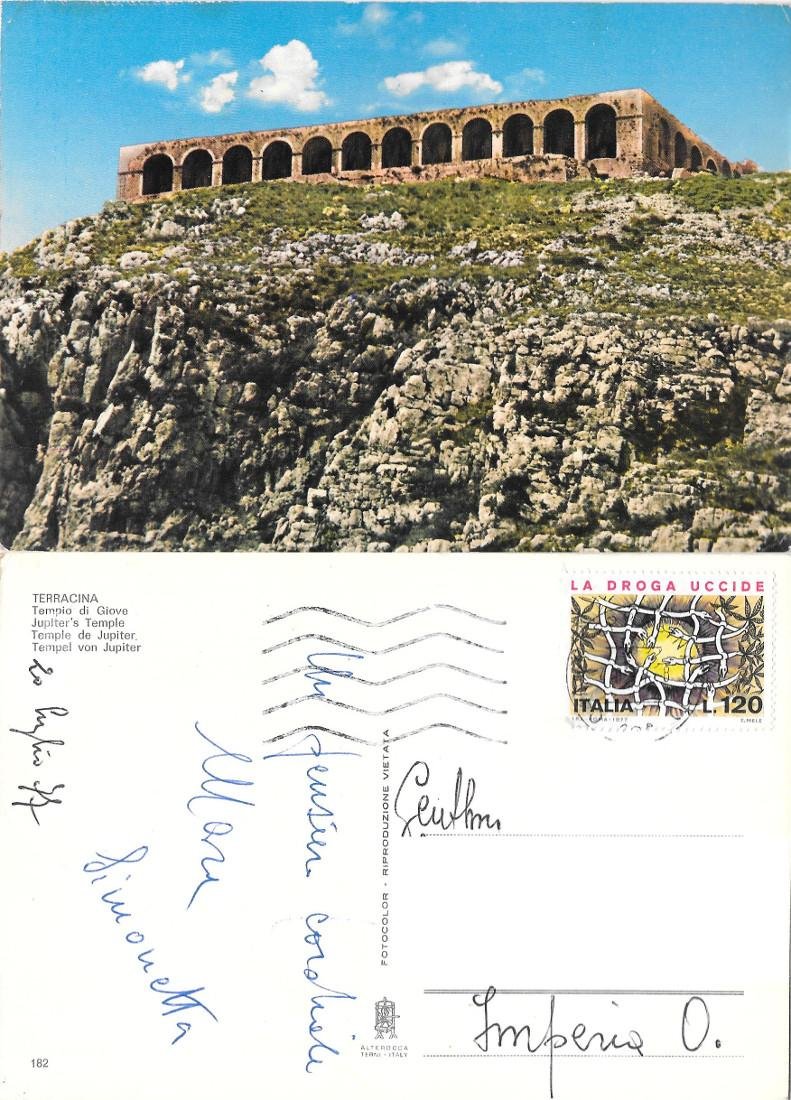 Terracina. Tempio di Giove. Viaggiata