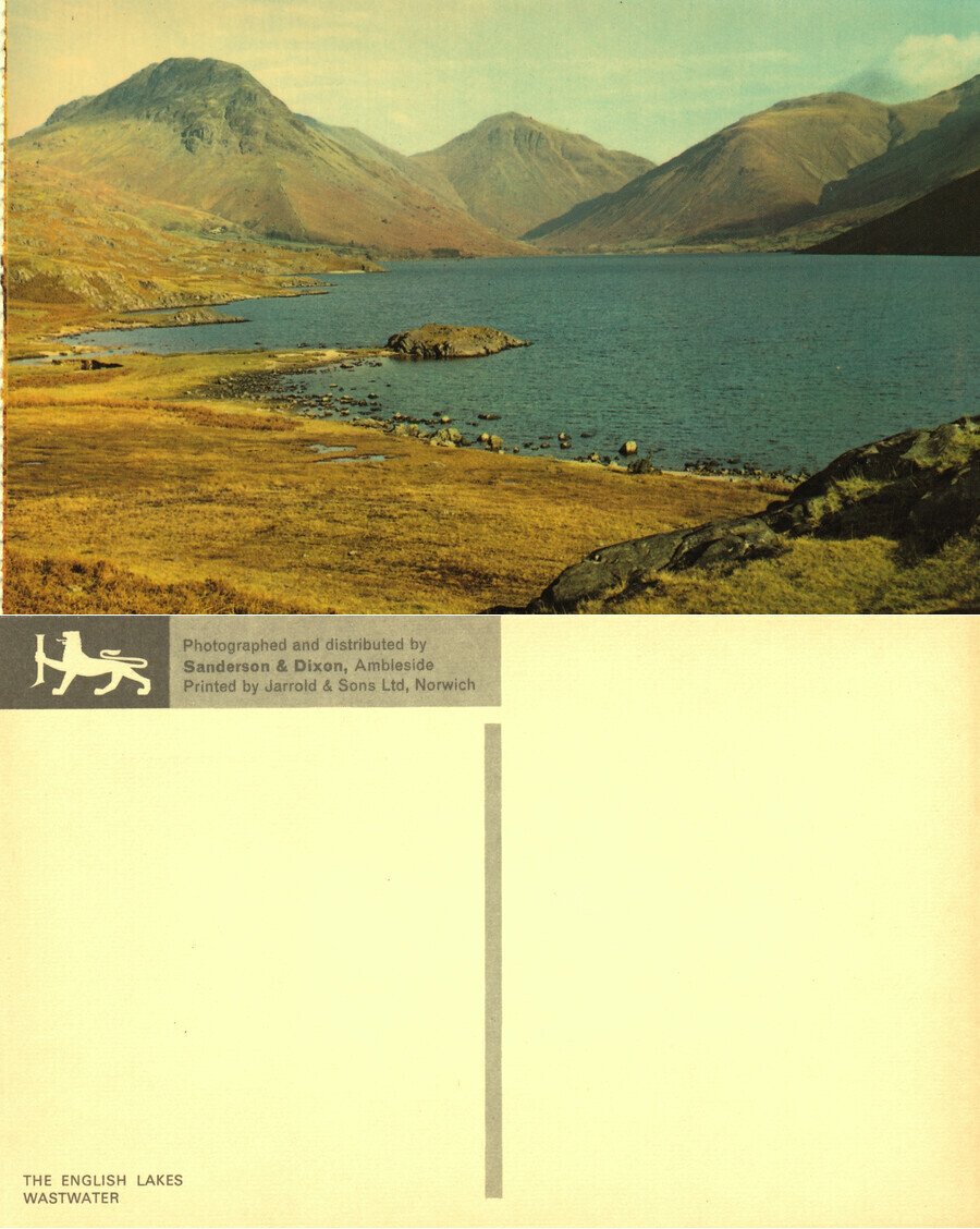 The English Lakes. Wastwater. Non viaggiata