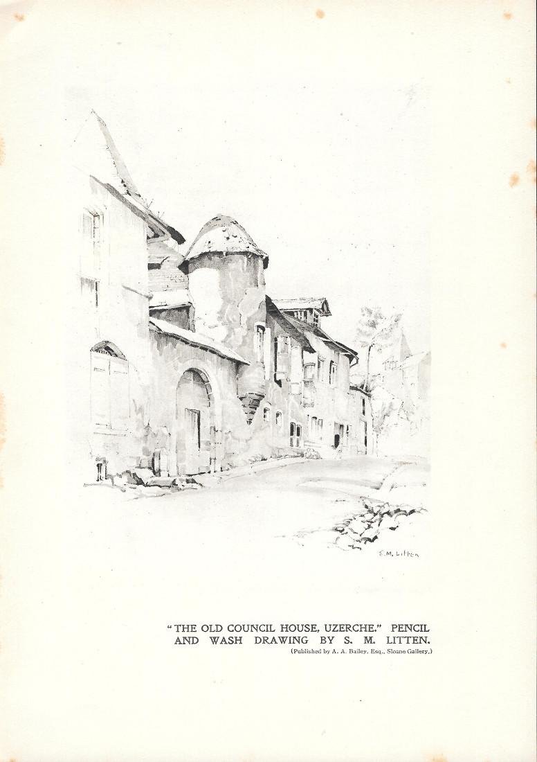 The old council house, Uzerche by S.M. Litten/Horseman by E. …