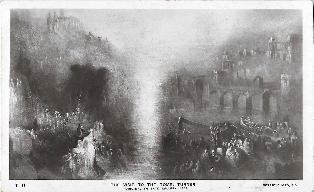 The visit to the Tomb (Turner). Tate Gallery. Non viaggiata