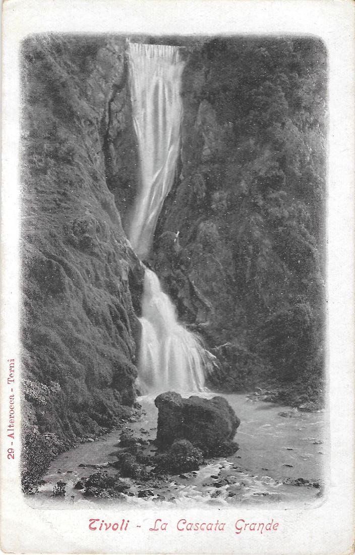 Tivoli. La Cascata Grande. Ed. Altercocca. Non viaggiata, originale
