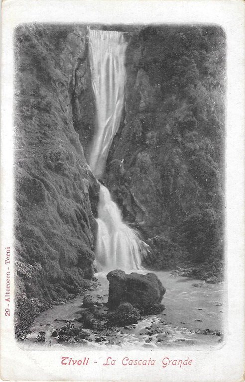 Tivoli. La Cascata Grande. Ed. Altercocca. Non viaggiata, originale