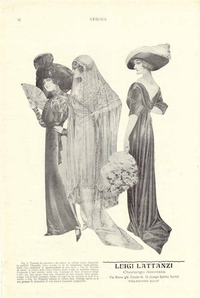 Toeletta da concerto; da sposa; in velluto blu/ Toeletta da …