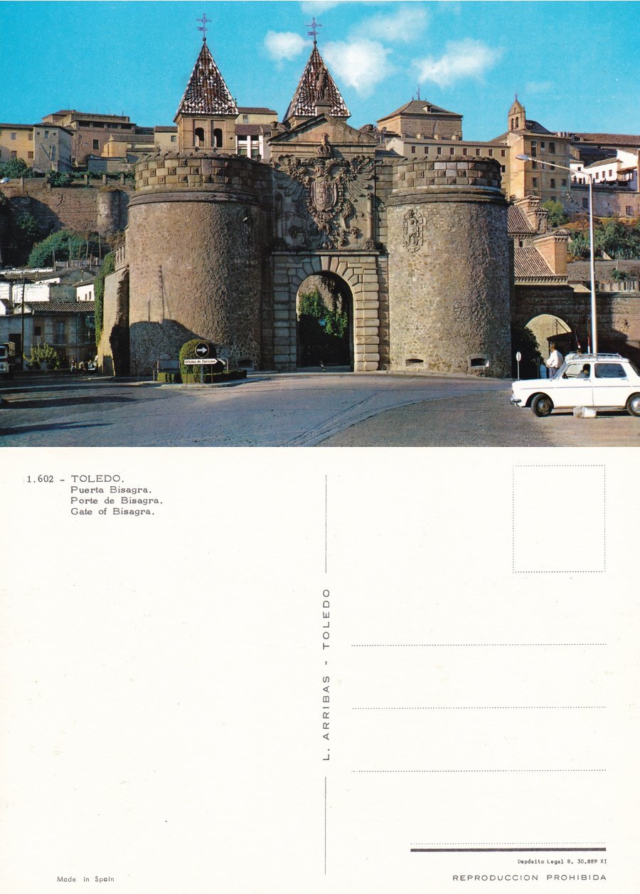 Toledo. Puerta Bisagra. Non viaggiata