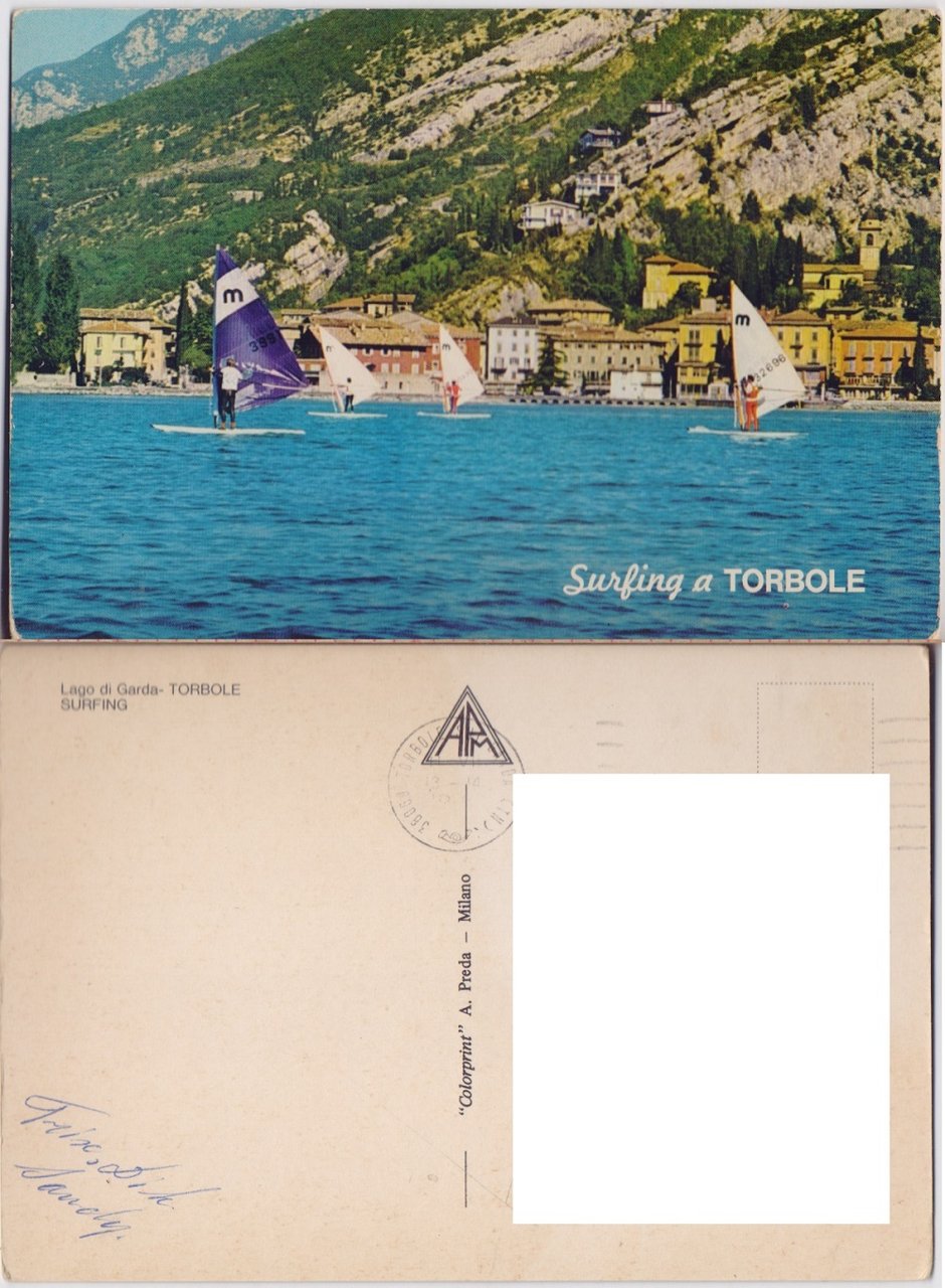 Torbole (TN). Surfing. Viaggiata