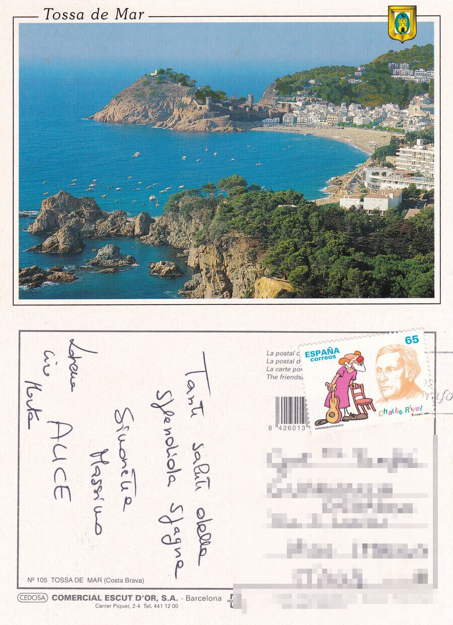 Tossa de Mar. Viaggiata