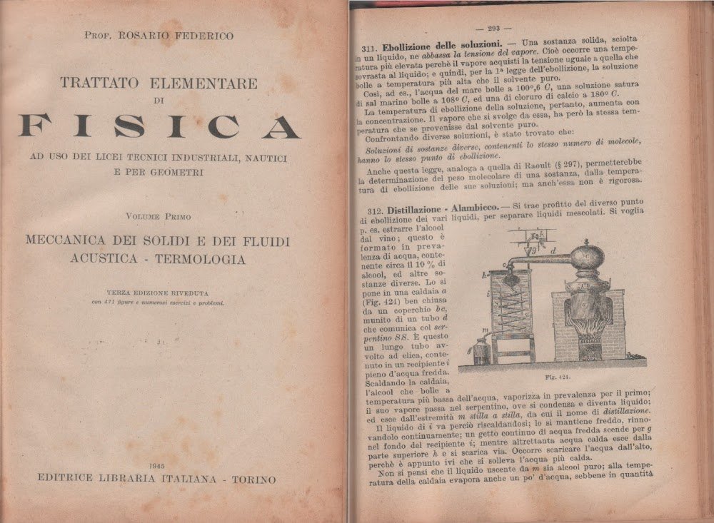Trattato elementare di fisica. Vol I - Rosario Federico