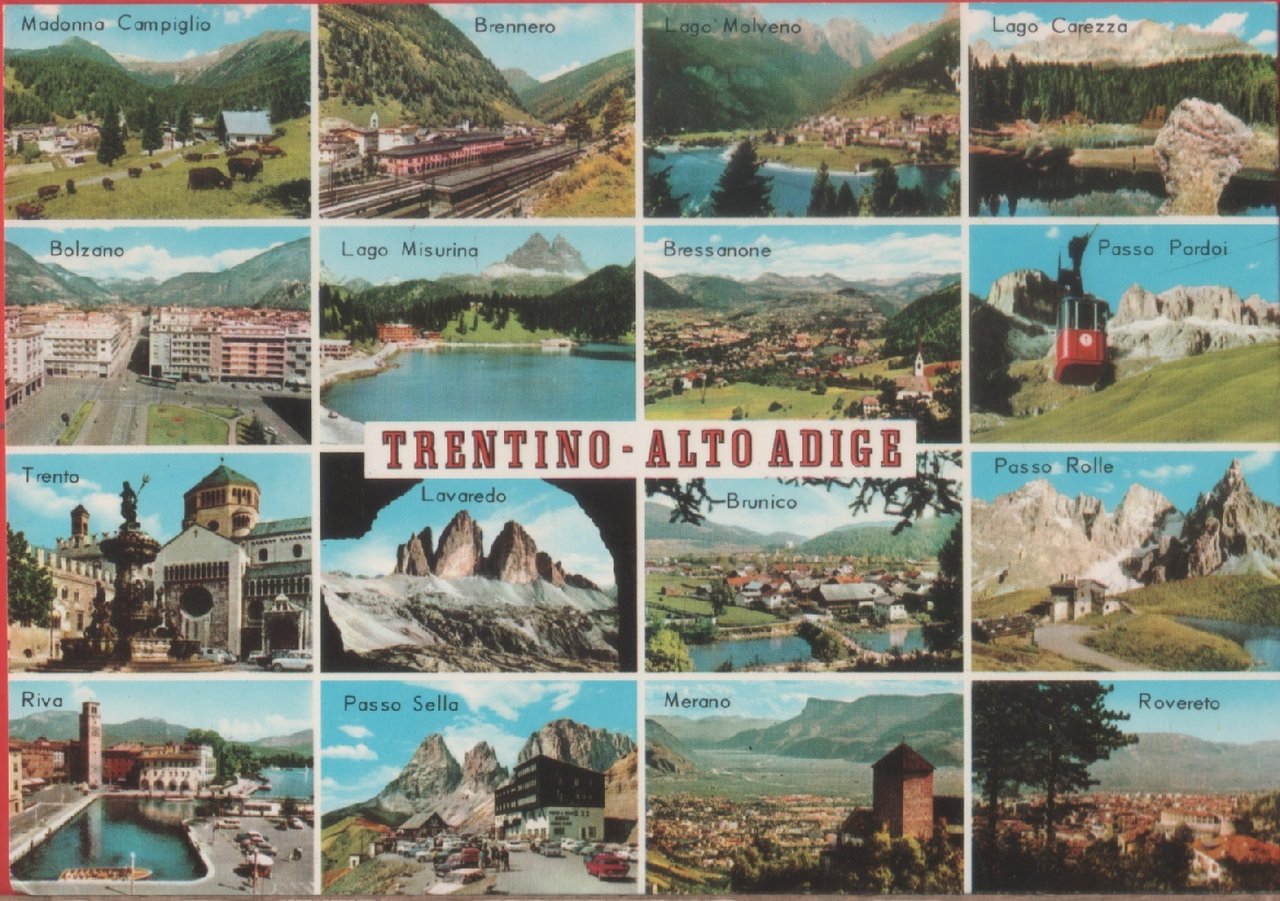 Trentino - Alto Adige. Vedutine. Non viaggiata
