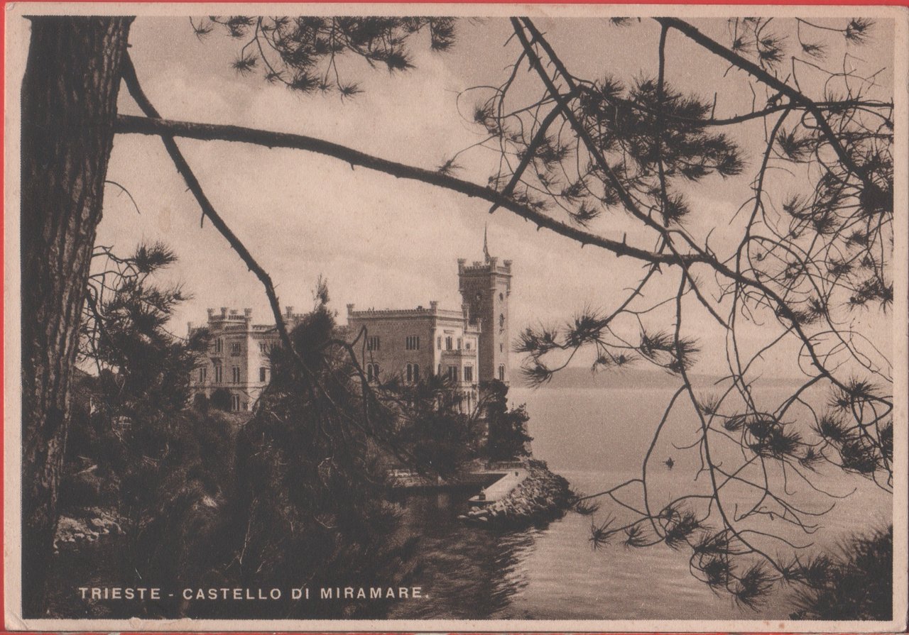 Trieste. Castello di Miramare. Non viaggiata, edita 1938