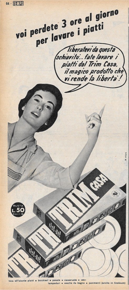 Trim Casa voi perdete 3 ore al giorno per lavare …
