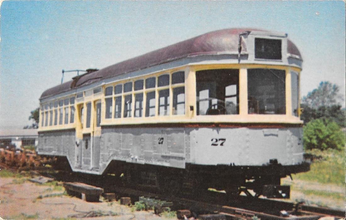 Trolley Valhalla. Shaker Heights n.27. Jobstown, New Jersey. Non viaggiata