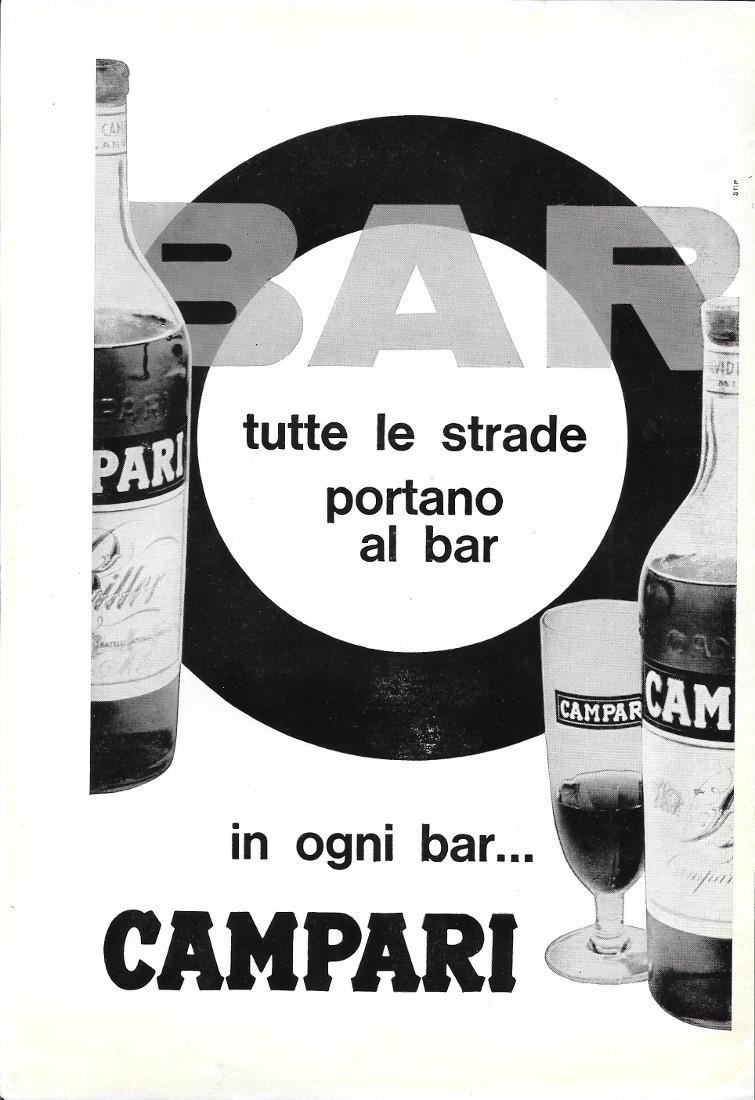 Tutte le strade portano al bar, in ogni bar... Campari. …