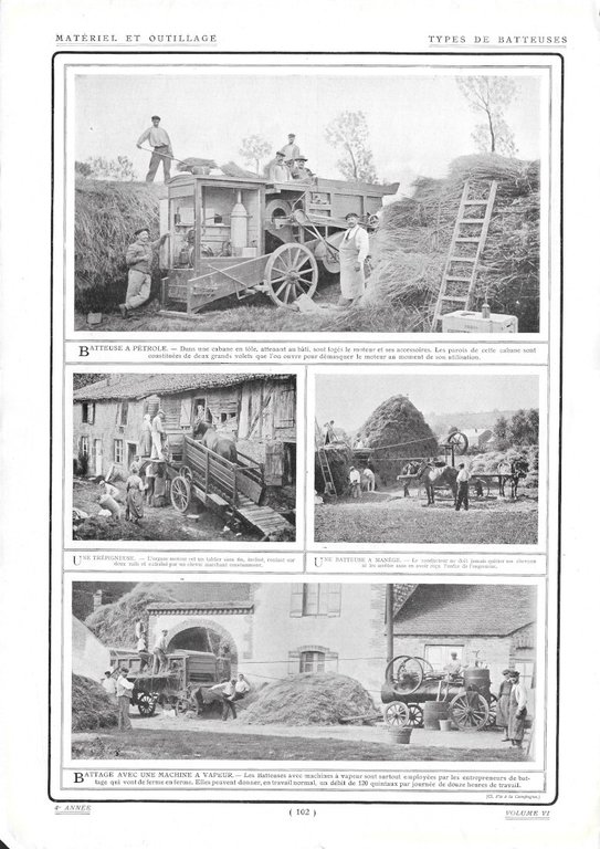 Types de Batteuses / Conserves de Pèches - Immagine 1909 | Immagine Gallery 1