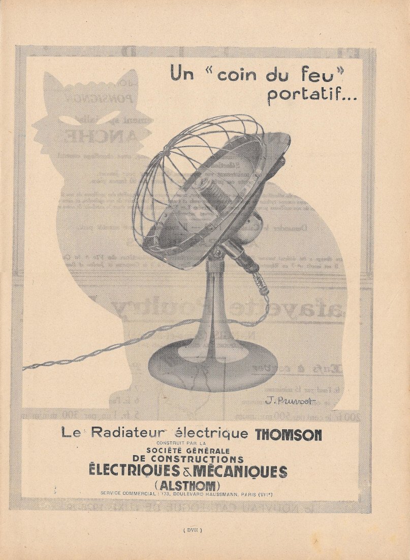 Un coin du feu portatif... Thomson le Radiateur Electrique - … | Immagine principale