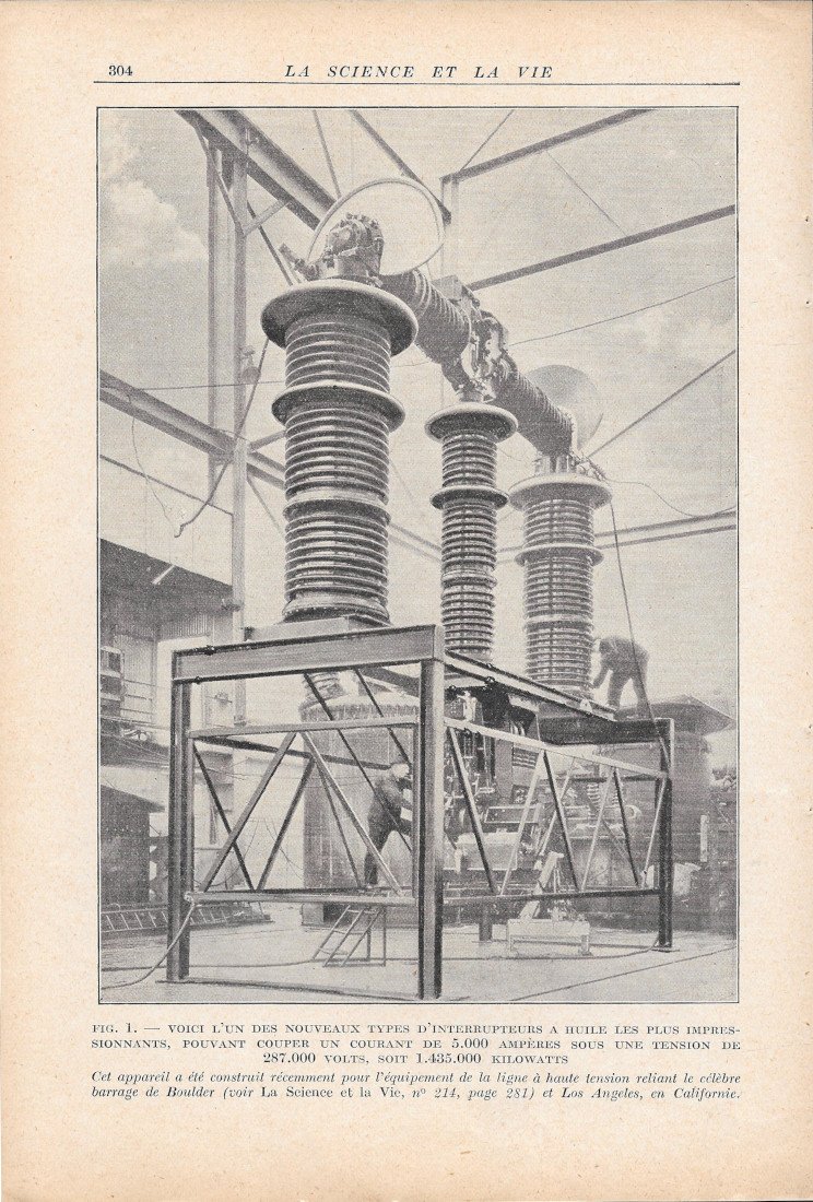 Un des nouveaux type d'interrupteurs a huile - Immagine 1935 | Immagine principale