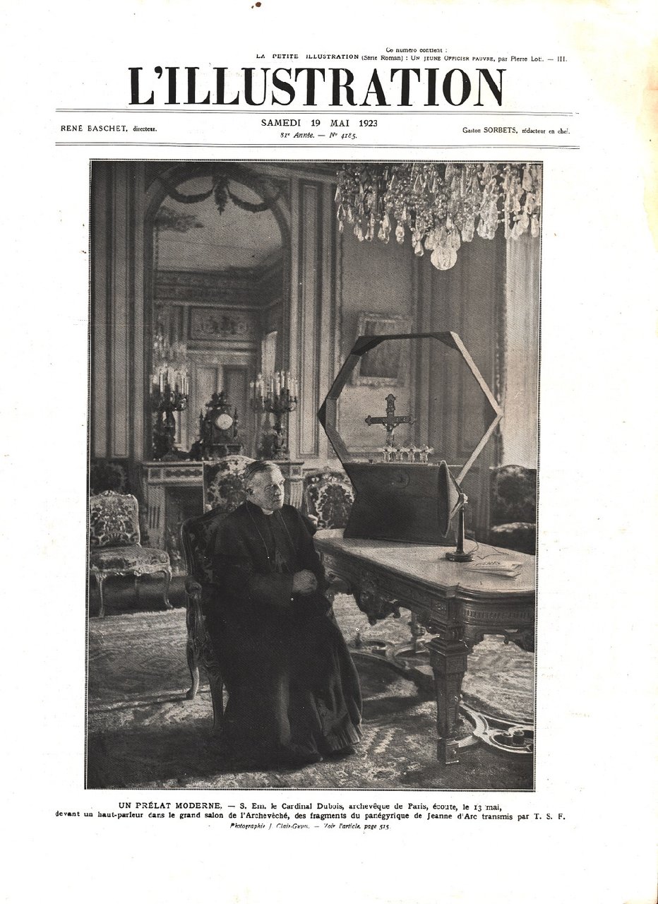Un prelat moderne. S. Em. le Cardinal Dubois trasmis par …