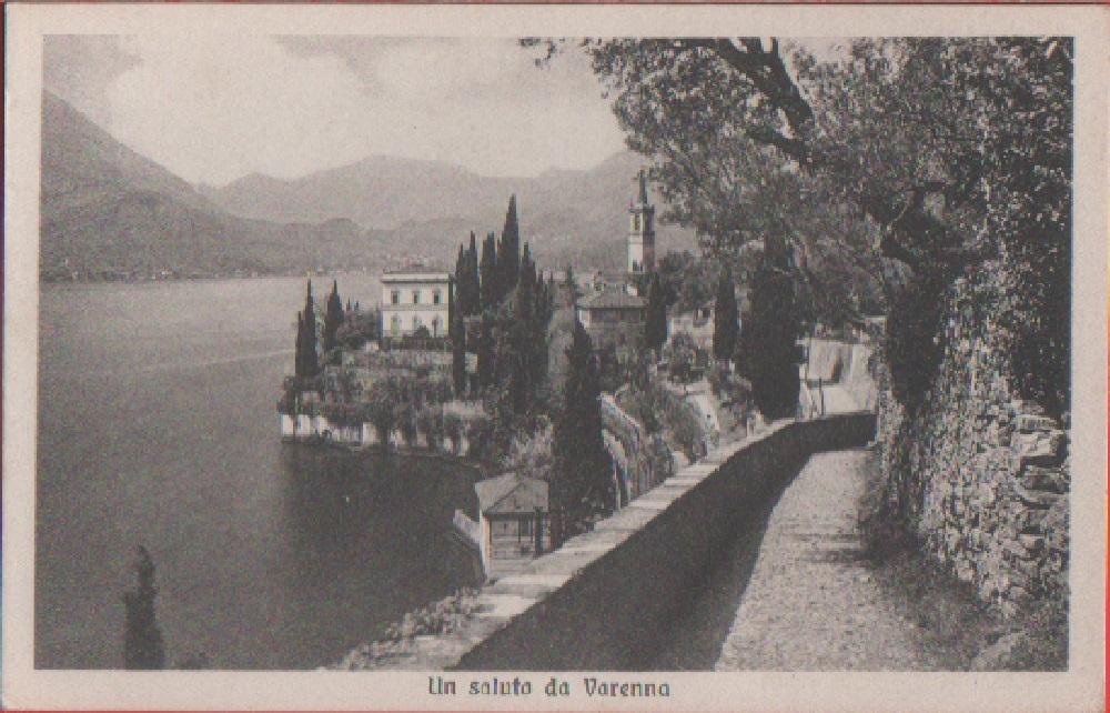 Un saluto da Varenna.Non viaggiata