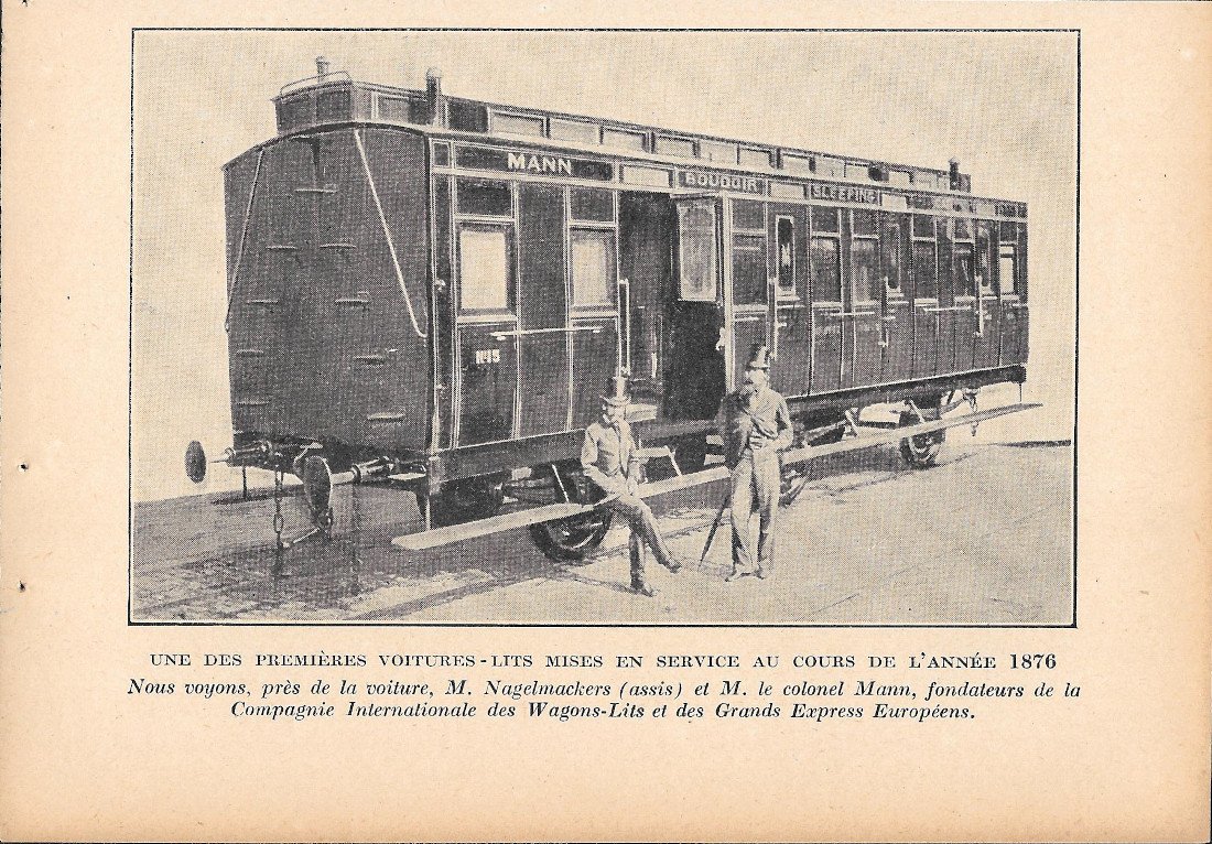 Une des premièrs Voitures-Lits mises en service au cours de …