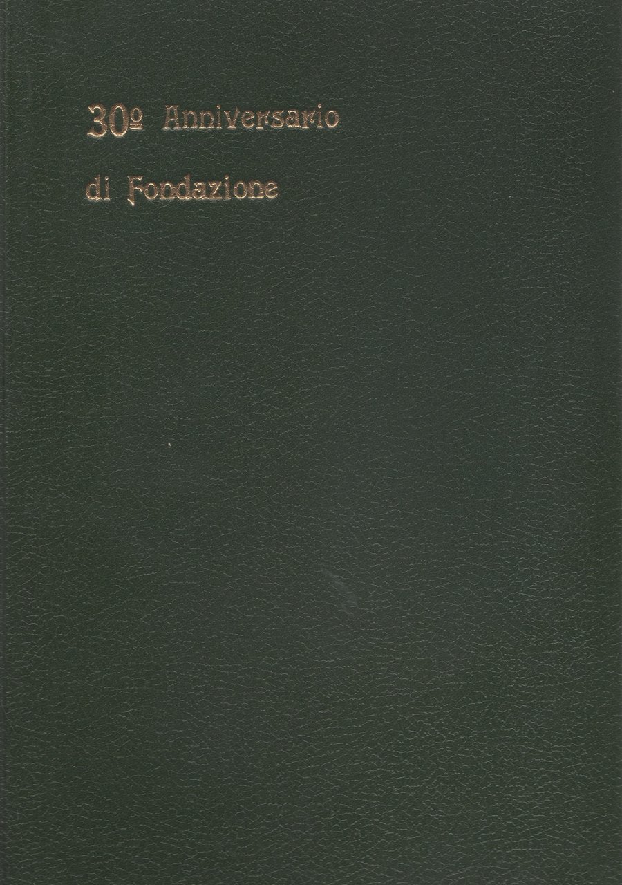 Unione Nazionale Veterani Sportivi - Genova. 30^ anniversario di fondazione