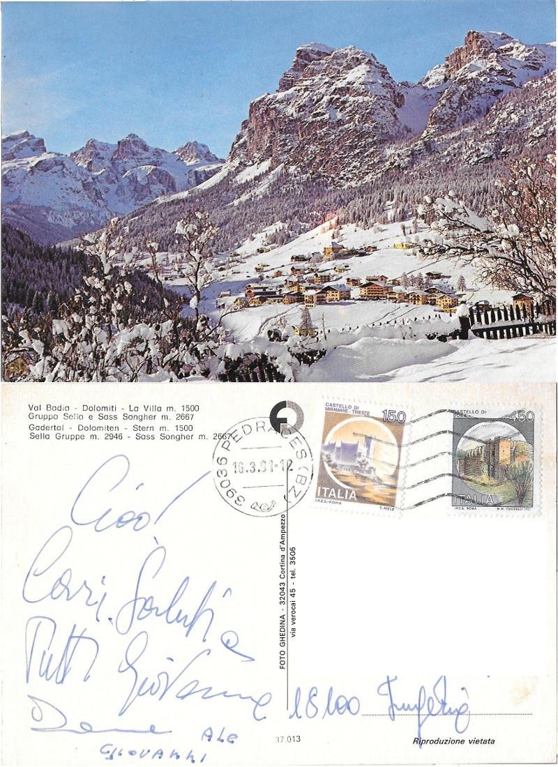 Val Badia (BZ). La Villa. Gruppo Sella e Sass Songher. …