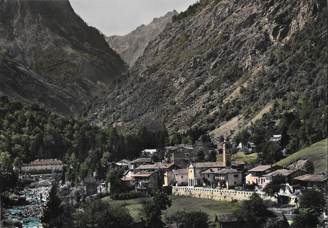 Valle Gesso. S. Anna di Valdieri, panorama. Non viaggiata