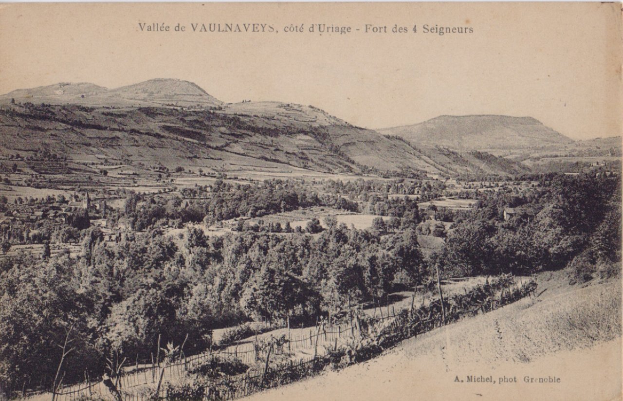 Vallés de Vaulnavey, coté d'Uriage. Fort des 4 Seigneurs. Non …