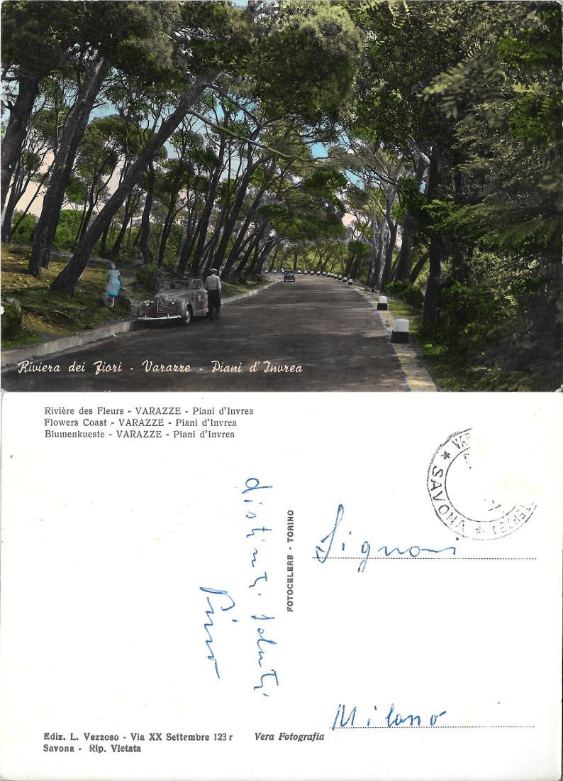 Varazze. Piani d'Invrea. Viaggiata