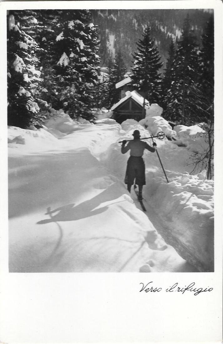 Verso il rifugio. Bromostampa, Torino. Non viaggiata