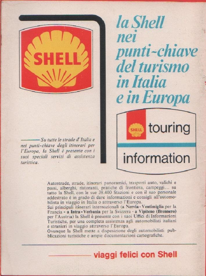 Viaggi felici con Shell. Pubblicità 1966