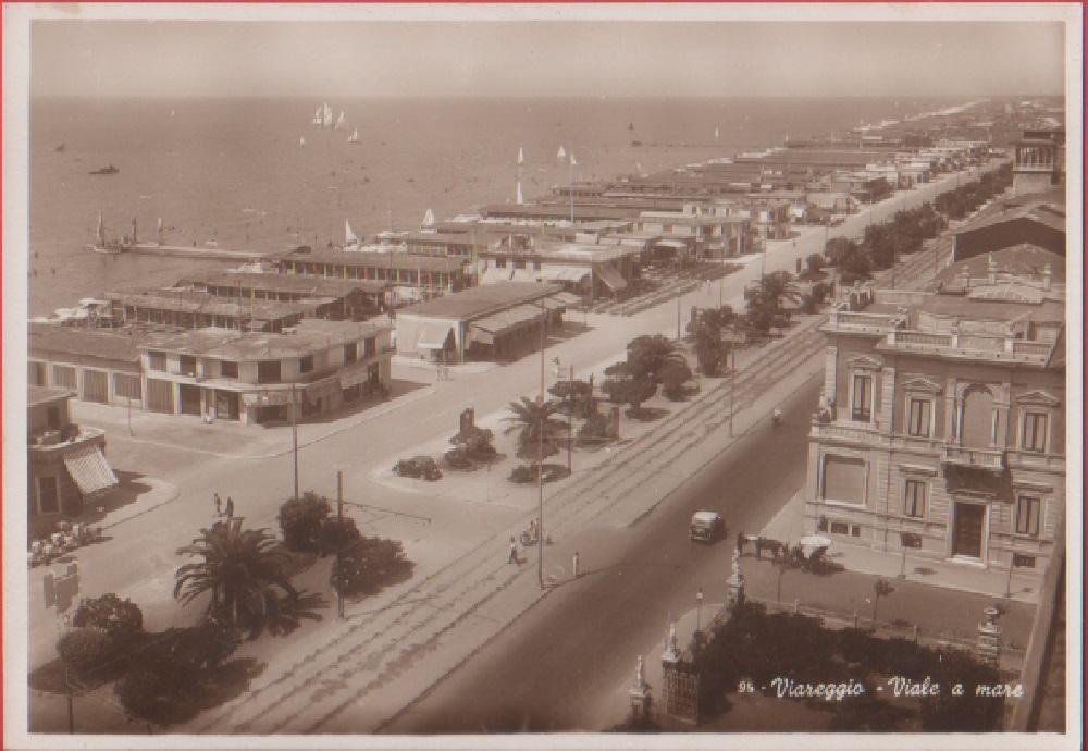 Viareggio. Viale a mare. Non viaggiata, originale