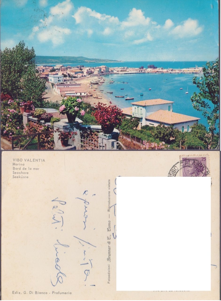 Vibo Valentia. Marina. Viaggiata 1970