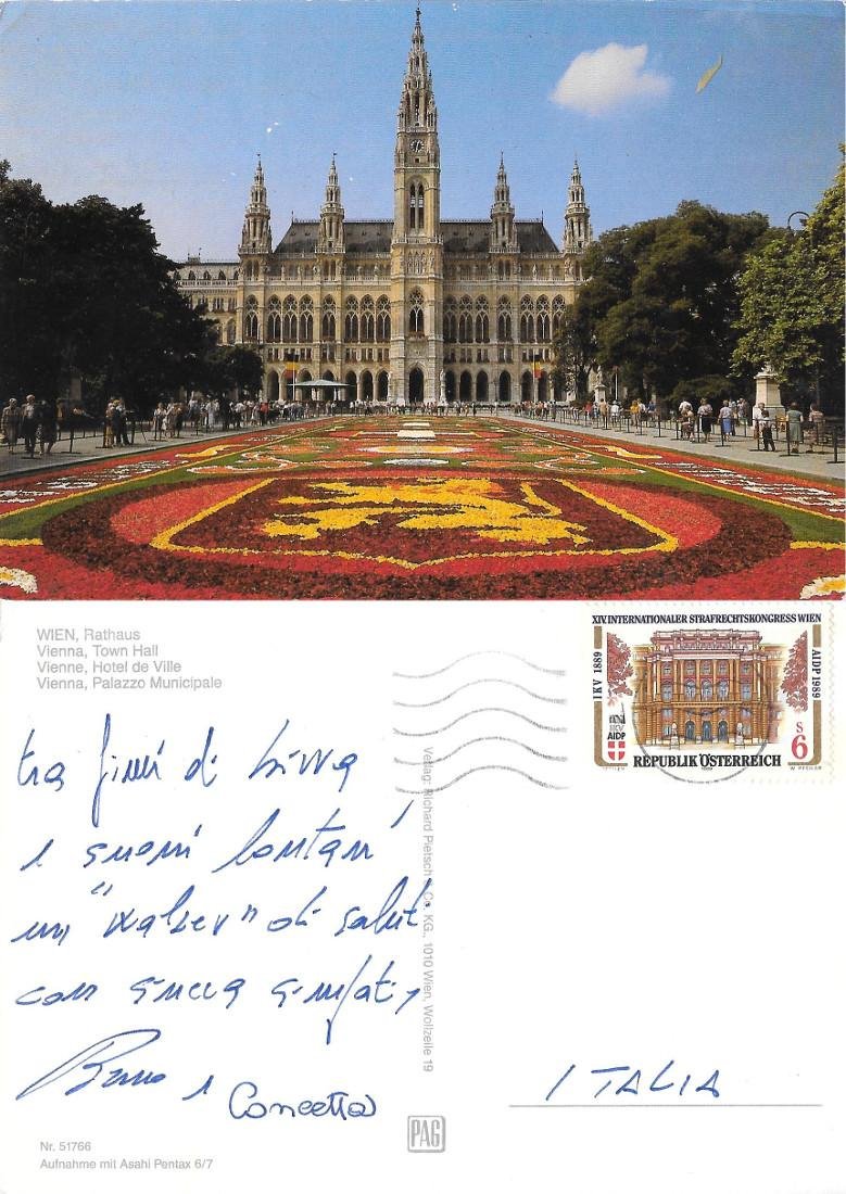 Vienna. Rathaus. Viaggiata