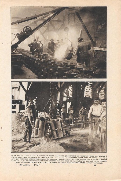 Vison de guerre. Histoire d'un obus de 220. Stampa 1915