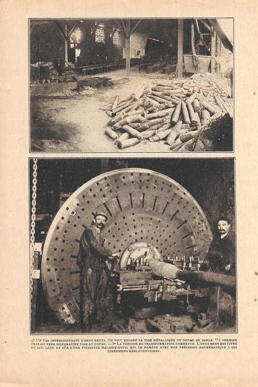 Vison de guerre. Histoire d'un obus de 220. Stampa 1915