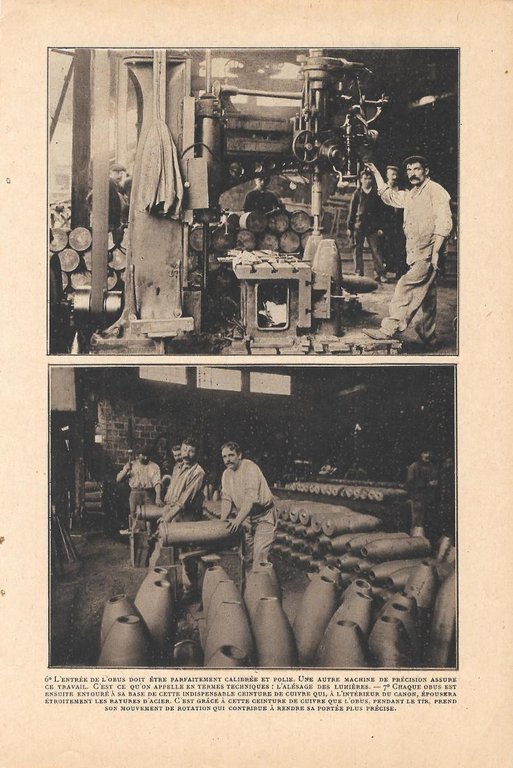 Vison de guerre. Histoire d'un obus de 220. Stampa 1915