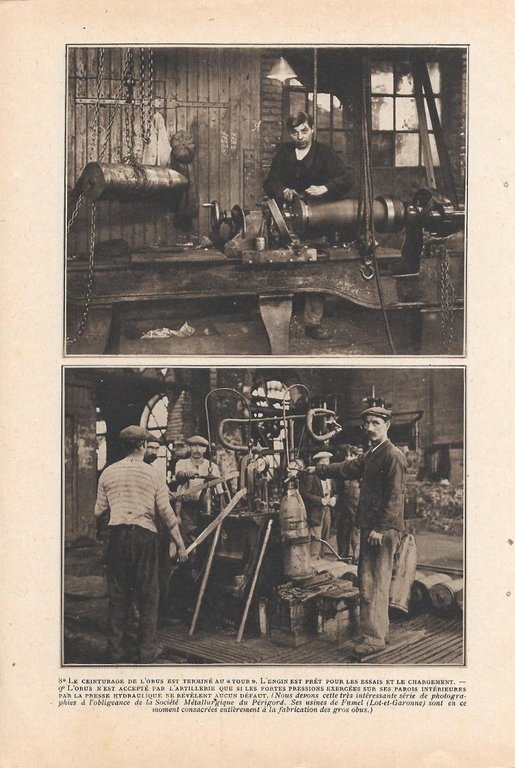 Vison de guerre. Histoire d'un obus de 220. Stampa 1915