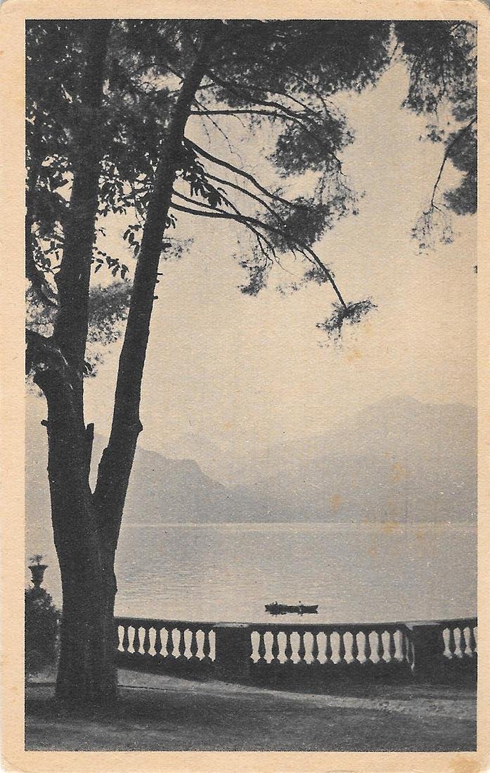 Vista sul lago. Non viaggiata, originale 1941