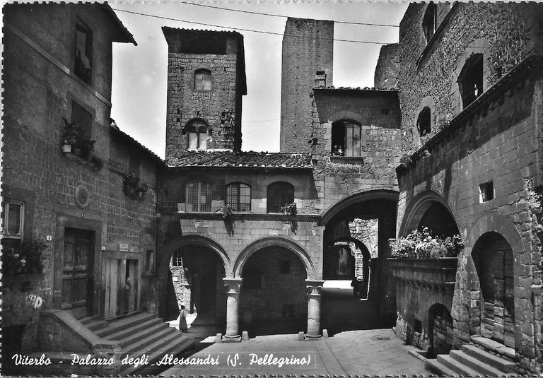 Viterbo. Palazzo degli Alessandri. Non viaggiata