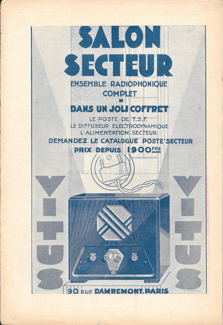 Vitus radio - Advertising 1931