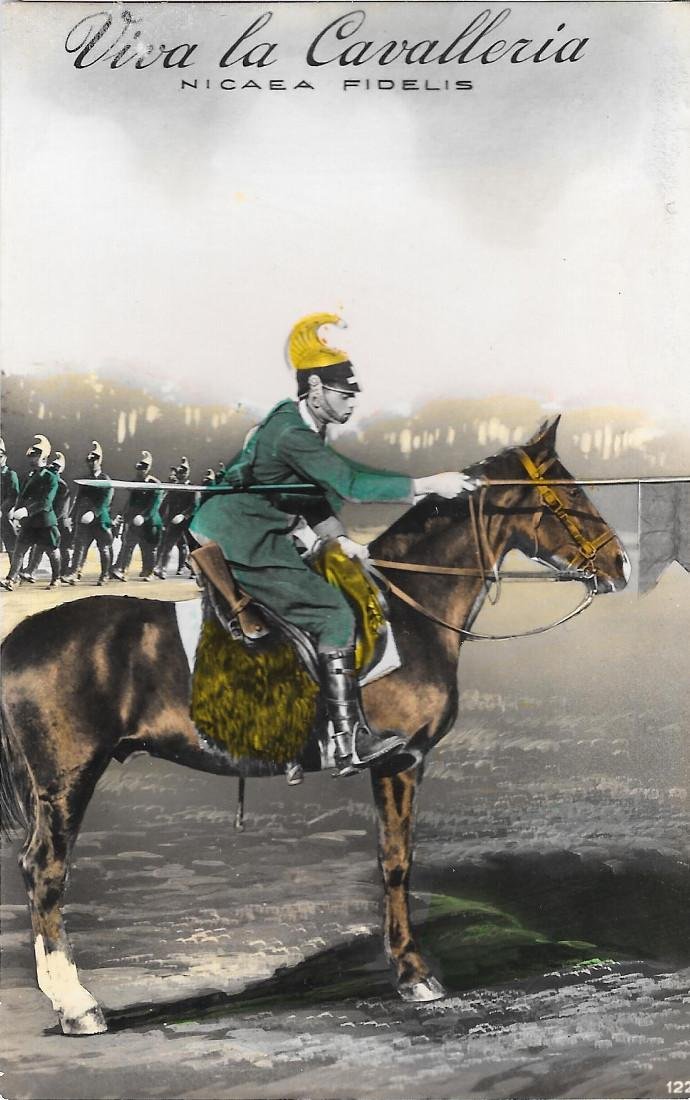 Viva la Cavalleria. Nicaea Fidelis. Non viaggiata, originale 1941