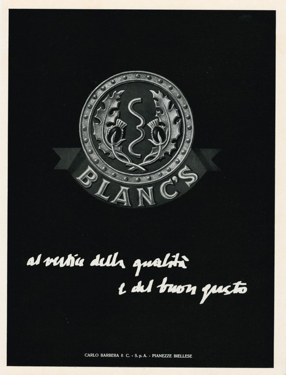 Vodka Smirnoff / Blanc's. Advertising 1961