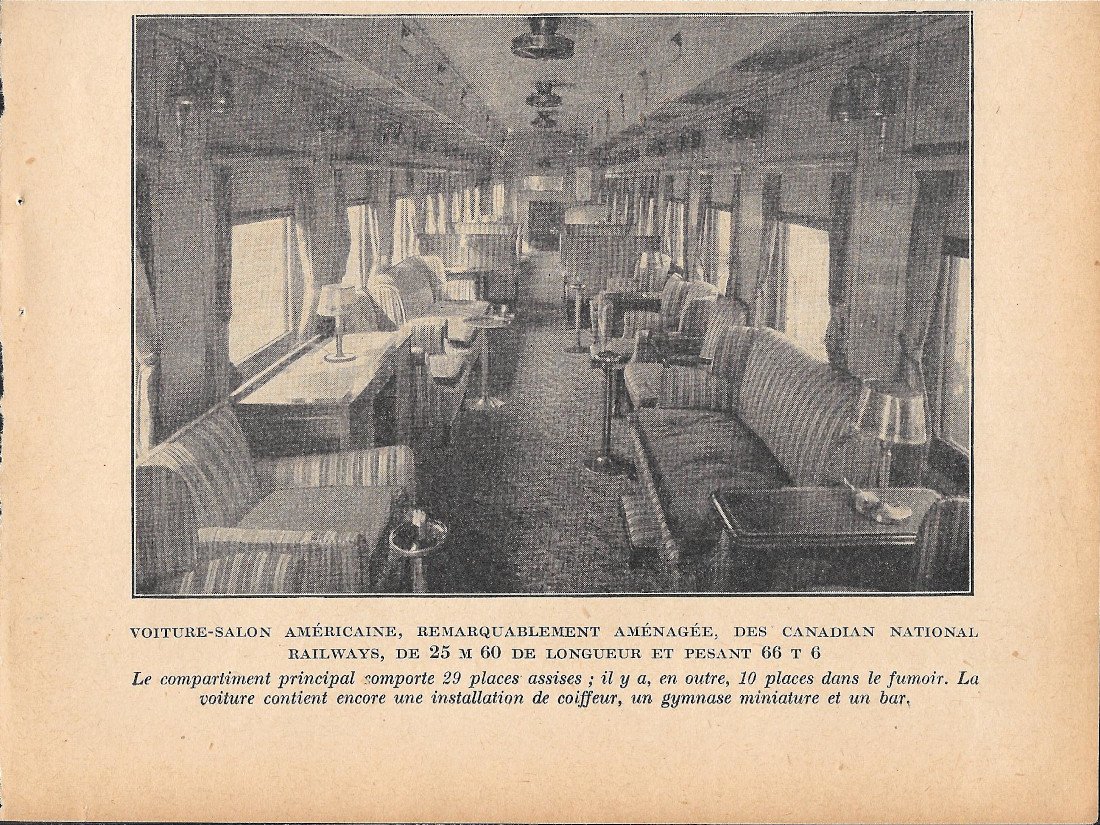Voiture salon américaine des Canadian National Railways - Immagine 1932